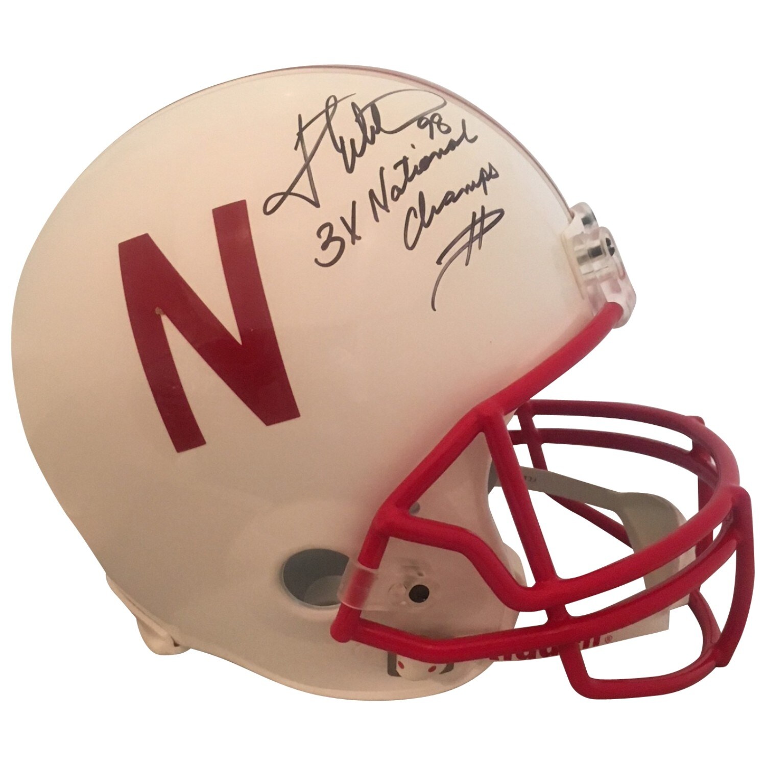 Shop Grant Wistrom Autographed Nebraska Cornhuskers Signed White