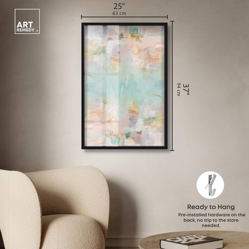 Expressive Swirls Shadowbox by Art Remedy