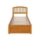 preview thumbnail 70 of 84, Richmond Solid Wood Platform Bed with Footboard & Twin XL Trundle