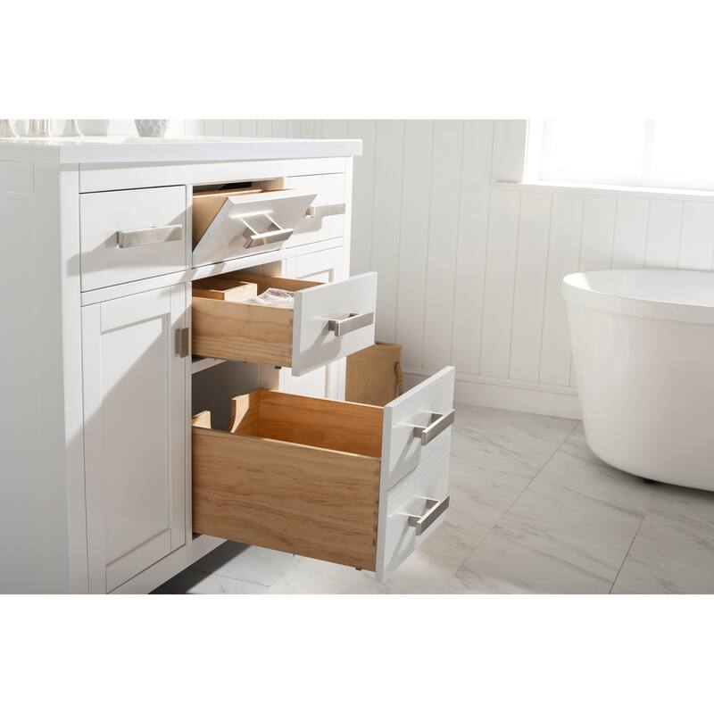 Valentino 42" Single Vanity in White