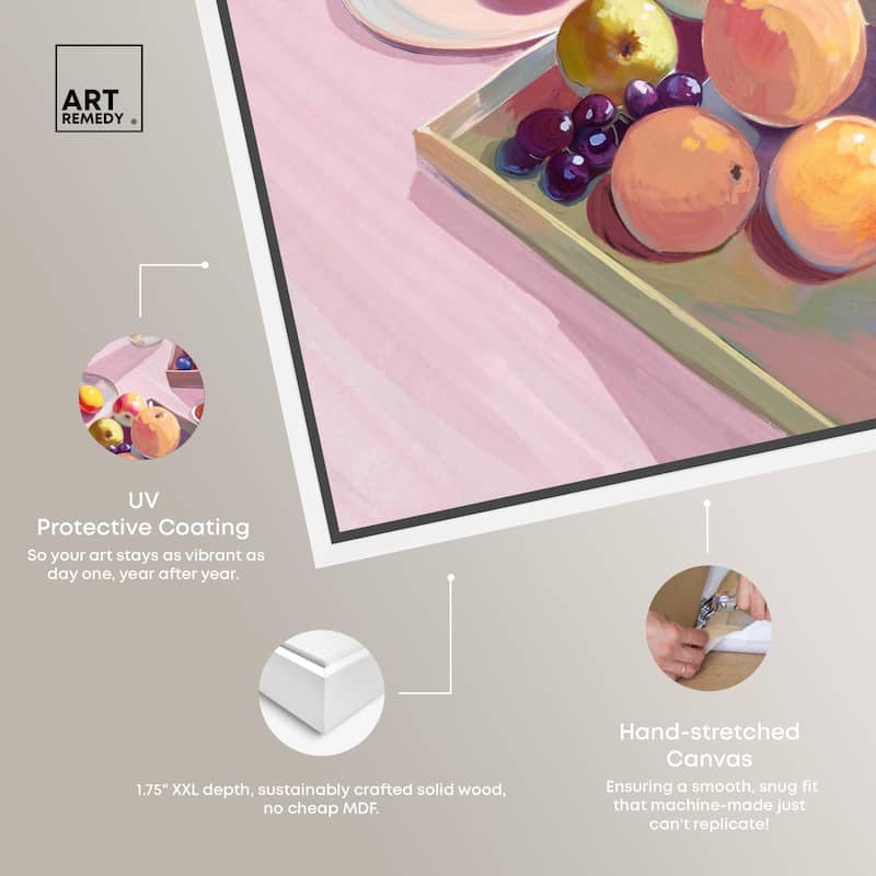 Fresh Fruits Canvas by Art Remedy