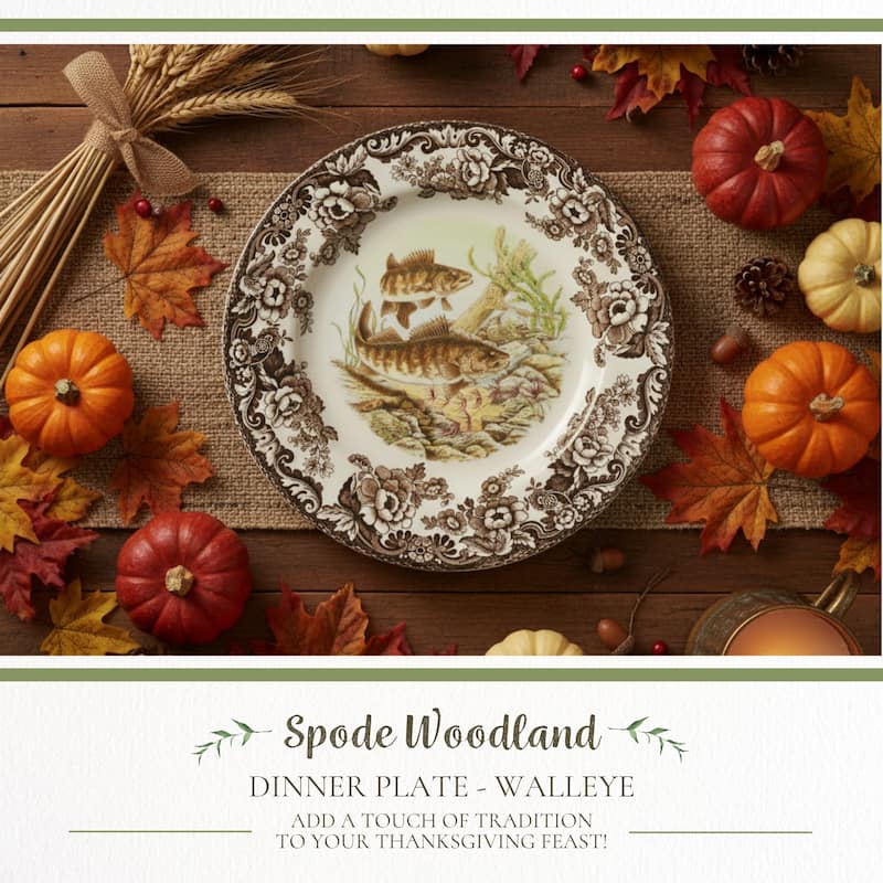 Spode Woodland Dinner Plate - 10.5"