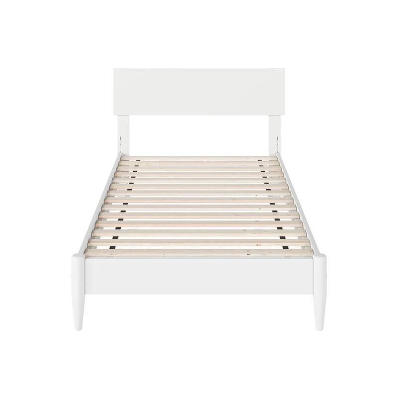 Aria Solid Wood Modern Low Profile Platform Bed