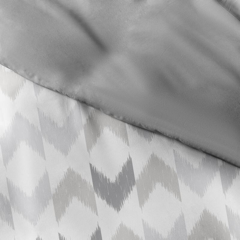 Becky Cameron Chevron Sleep 3-Piece Reversible Duvet Cover Set