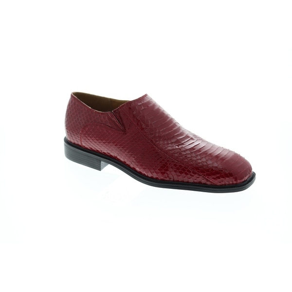giorgio brutini red loafers