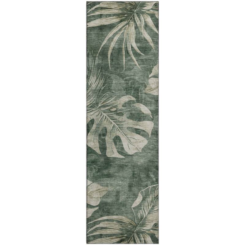 Premium Washable Super Soft Tropical Floral Mayfield Rug