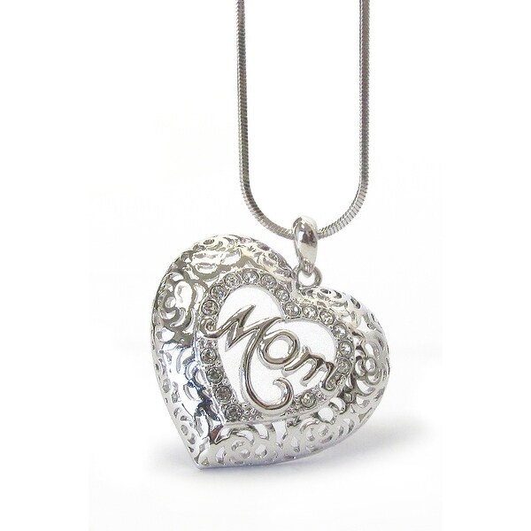 mothers day necklace white gold