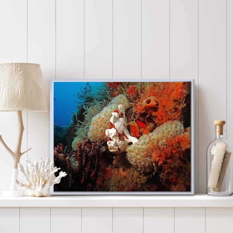 Chris Doherty 'Underwater' Framed Canvas Wall Art