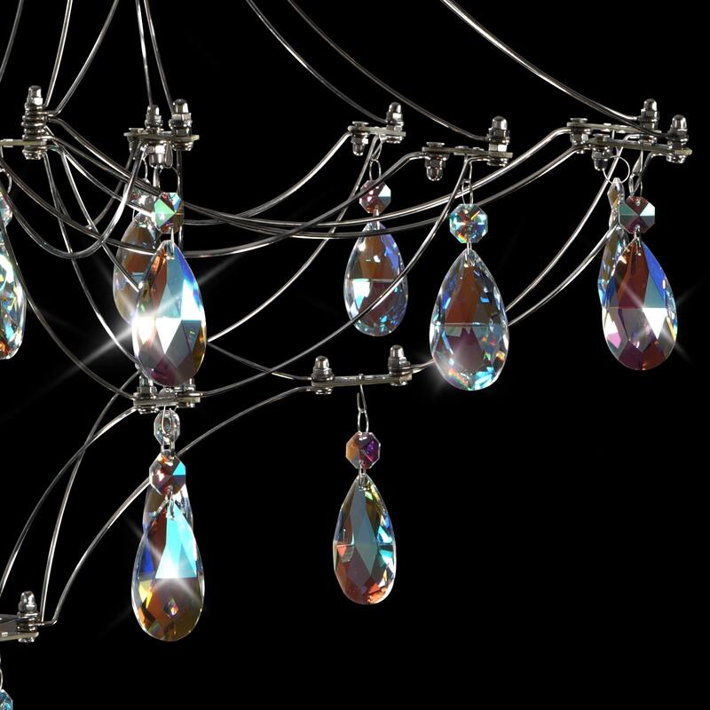 KAYLA Modern Crystal Chandelier - Luxury LED Pendant Ceiling Light