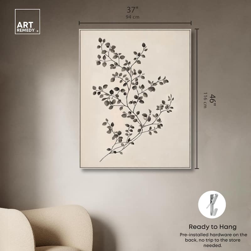 Bilberry Branch II Canvas by Art Remedy