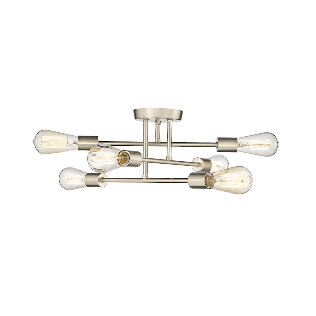 Millennium Lighting Decco 6 Light Pendant Fixture in Matte Black