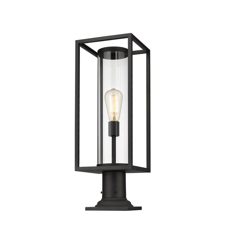 Z-Lite Dunbroch 24" Tall Outdoor Pier Mount Post Light