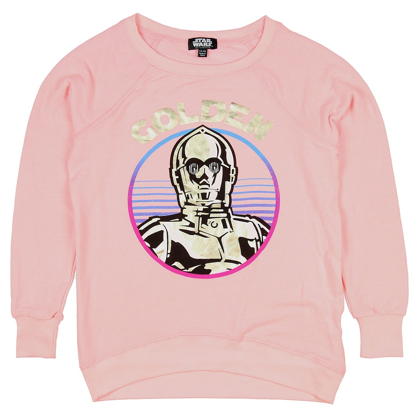 Shop Star Wars Little Girls C 3po Golden Pullover Top Free