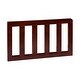 preview thumbnail 1 of 5, Delta Children Toddler Guardrail Black Cherry