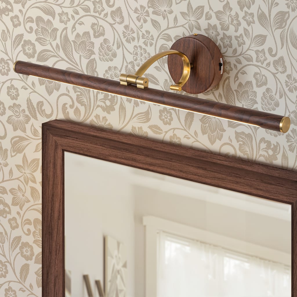 24 in. Vintage Bathroom Vanity Light Rotatable LED Bath Bar