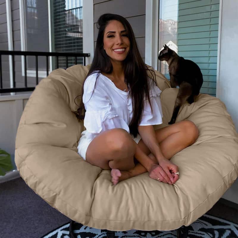 Classic Accessories Montlake Water-Resistant 50 Inch Papasan Cushion (Chair is not included)