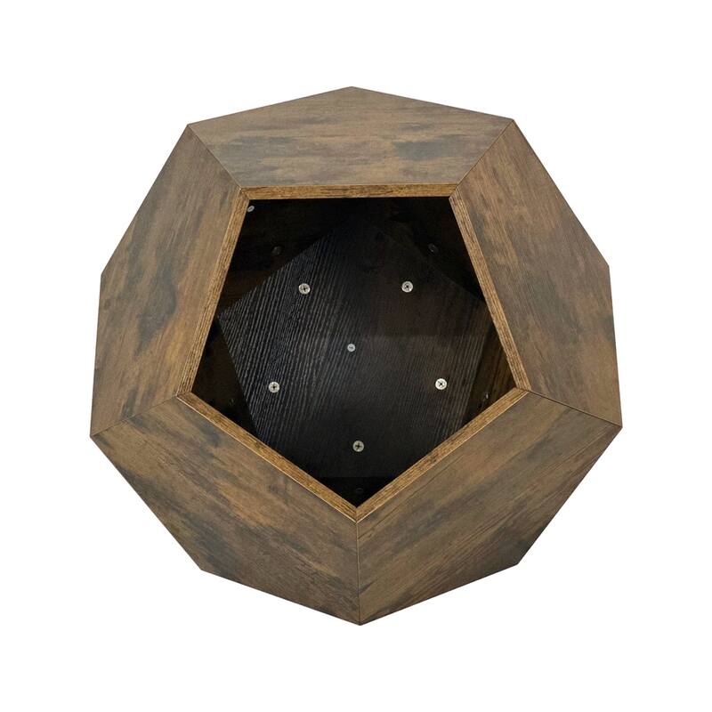 25.98'' Modern Sofa Side Table, MDF Multifunctional Furniture