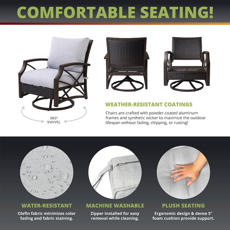 Outdoor Swivel Chairs for Patio