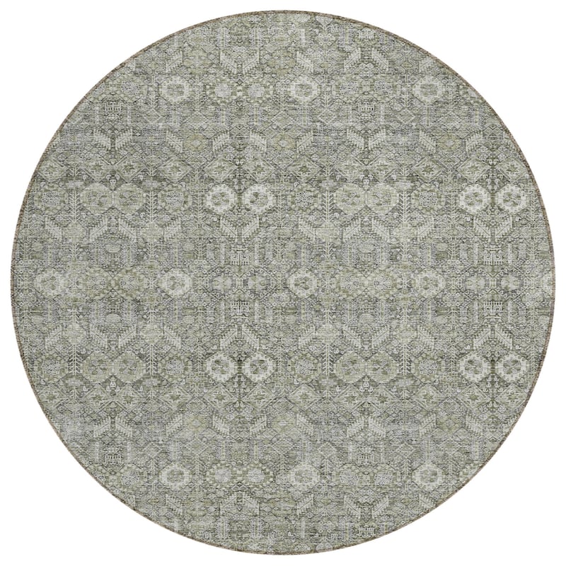 Jara Garden-Inspired Weather Resistant Classic Meets Modern Outdoor Rug