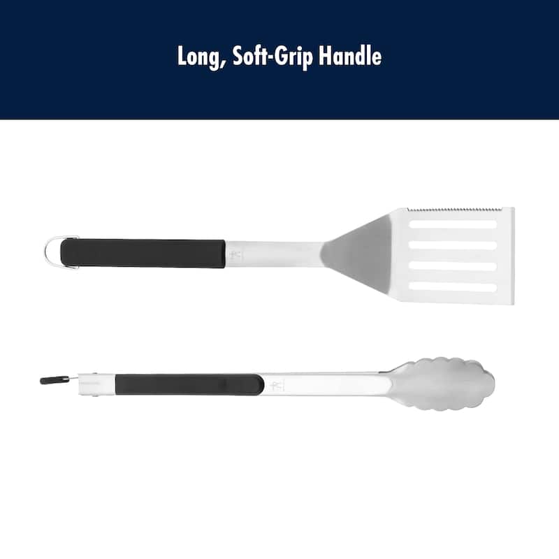 Henckels BBQ 2-pc Stainless Steel Grill Tool Set