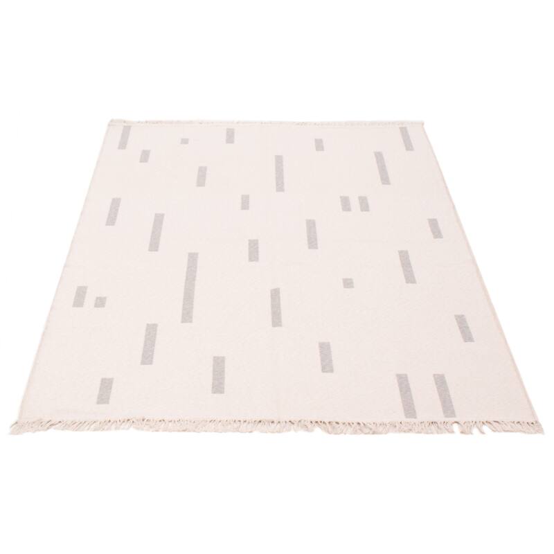 ECARPETGALLERY Flat-Weave Ankara III White Kilim