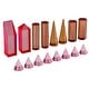 preview thumbnail 10 of 10, Modern Chess Set - Acrylic Chess Board with 32 Colorful Game Pieces by Trademark Games