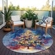 preview thumbnail 17 of 16, Machine Washable Indoor/ Outdoor Abstract Christmas Tree Chantille Rug