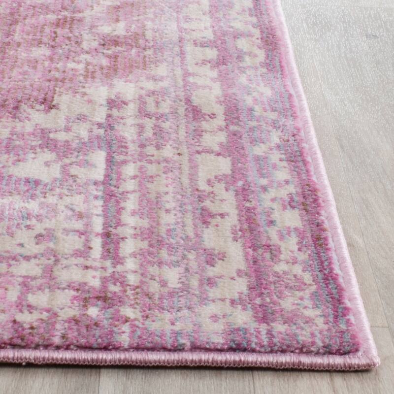 SAFAVIEH Valencia Burcu Distressed Vintage Boho Oriental Polyester Rug