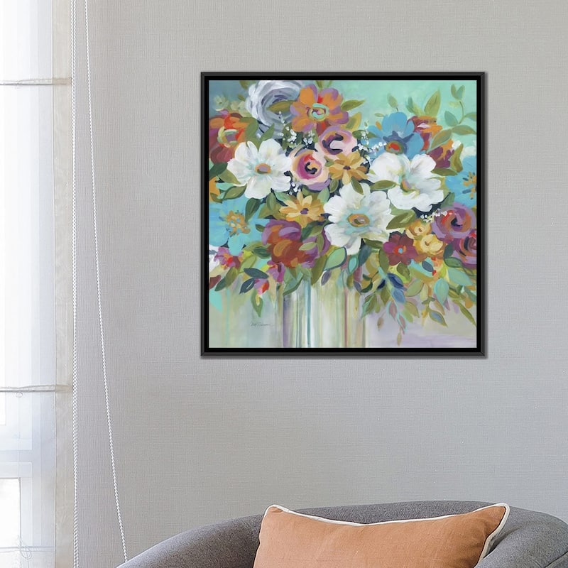 iCanvas "Confetti Bouquet I" by Carol Robinson Framed Canvas Print