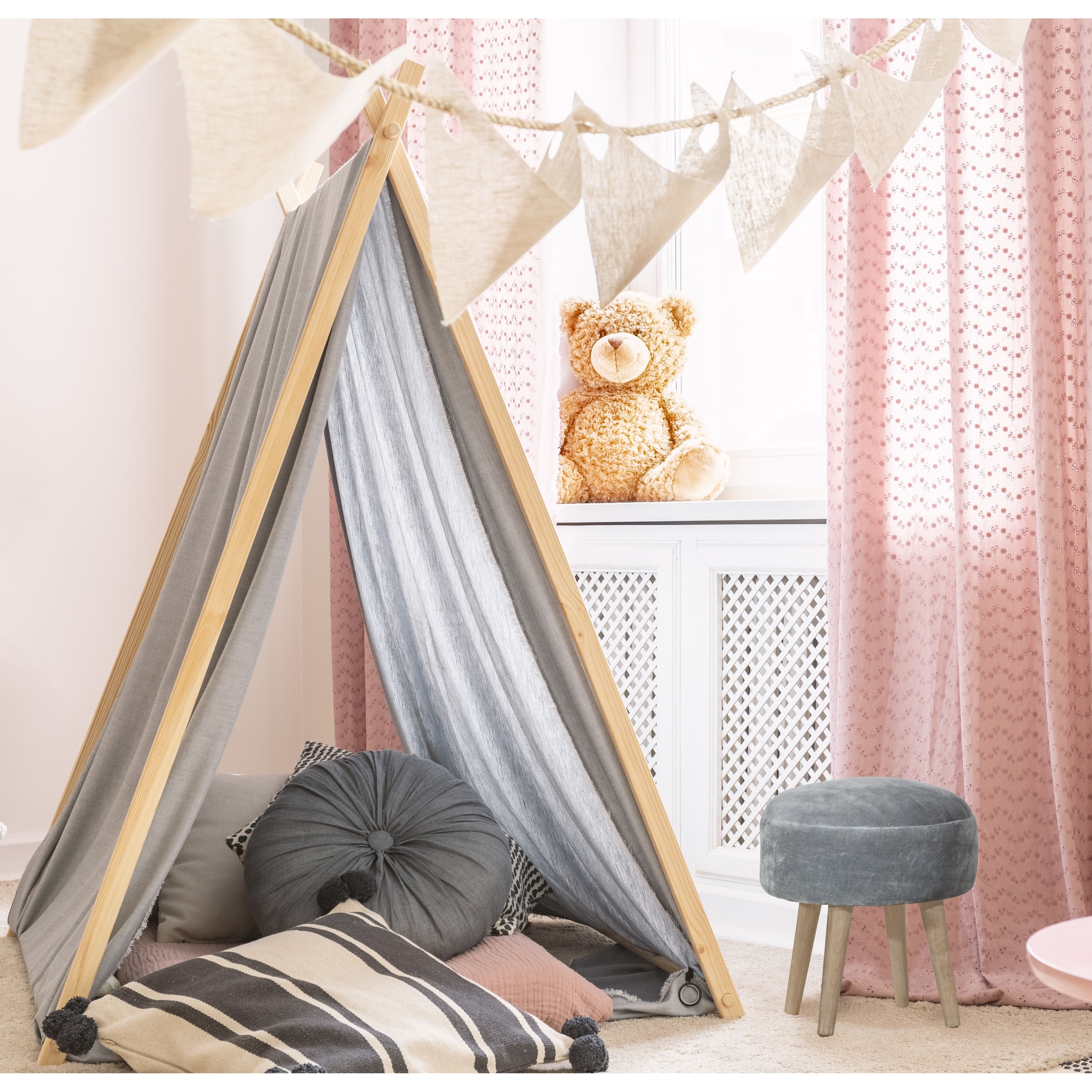 Shop Hillsdale Mid Mod Upholstered Backless Vanity Stool 16 X 16 X 18 On Sale Overstock 29715760