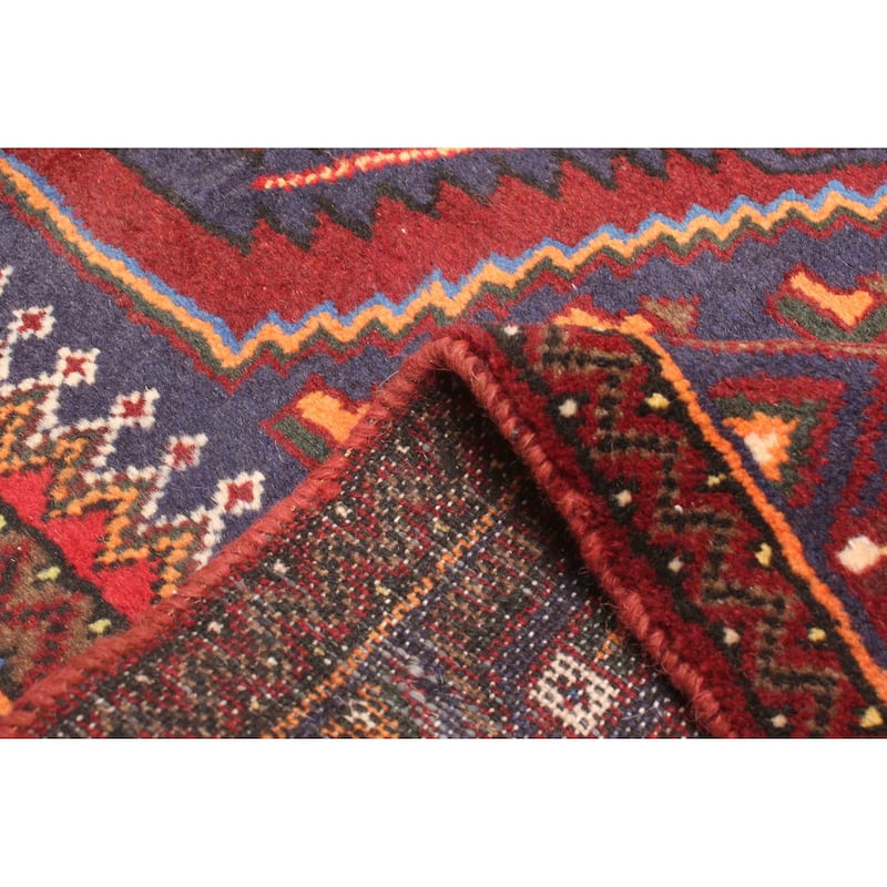 ECARPETGALLERY Hand-knotted Andelz Blue Wool Rug - 4'0 x 6'0