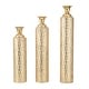preview thumbnail 2 of 41, Set of 3 Contemporary Glam Gold Iron Vases