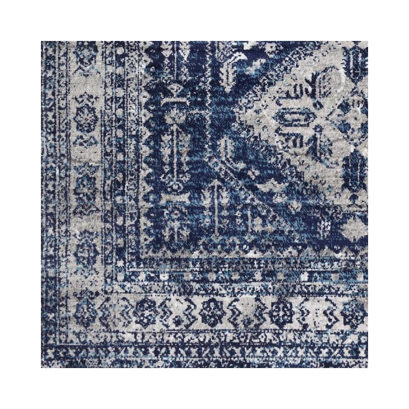 Livabliss Monte Carlo Updated Traditional Medallion Area Rug