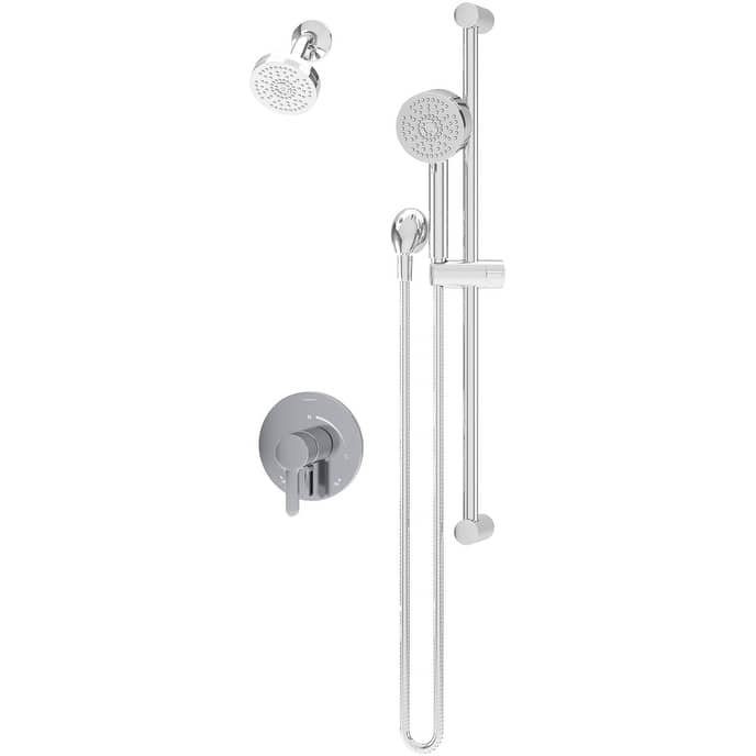 Symmons S339815TRM Solarity Pressure Balanced Shower System with - Polished Chrome