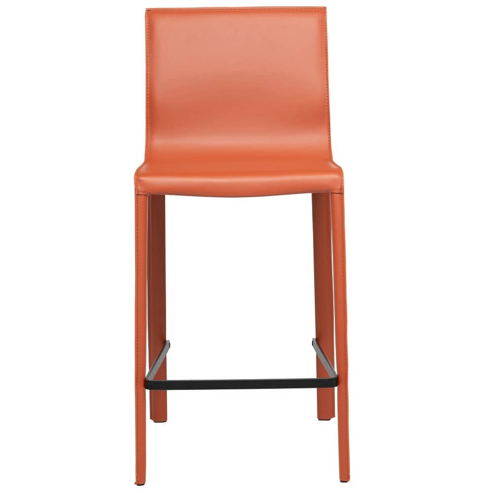 STAN Modern Leather Counter Stool