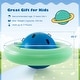 preview thumbnail 9 of 11, Costway 7.5 FT Inflatable Dome Rocker Bouncer with 6 Handles Fun - See Details