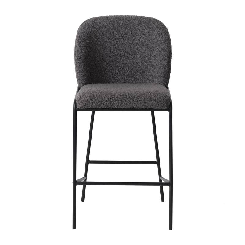Blakeley 26'' Boucle Counter Height Barstool - 26.25