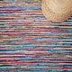 preview thumbnail 16 of 49, SAFAVIEH Handmade Rag Rug Ljubika Casual Stripe Cotton Rug with Fringe