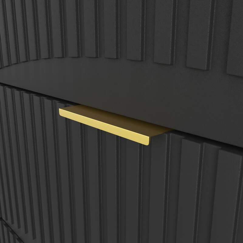 Modern 6-Drawer Dresser, Chest of Drawers for Bedroom, Living Room, Hallway, and Entryway - Large Storage Cabinet