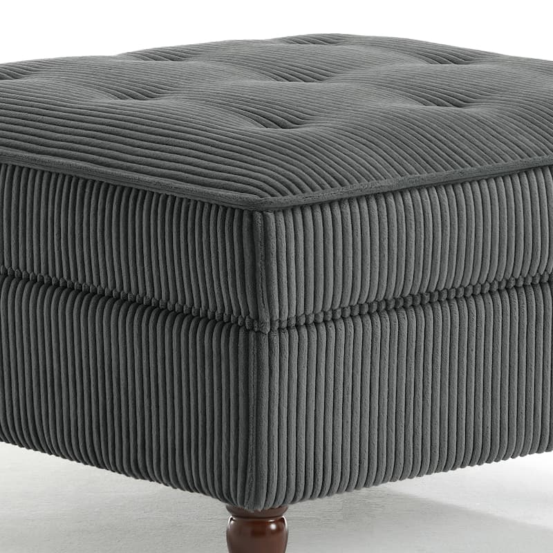 Madison Oversized Upholstered Corduroy Modular Sectional Sofa