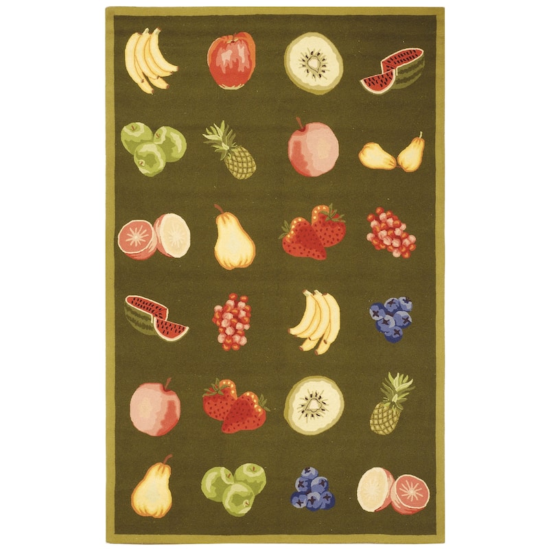 SAFAVIEH Handmade Chelsea Sefkije French Country Fruit Wool Rug