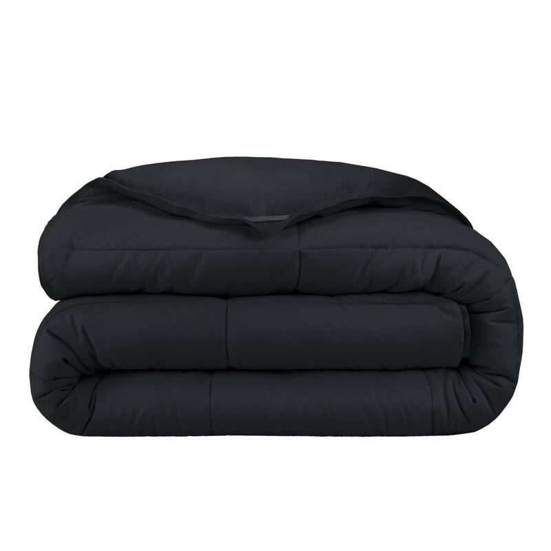 Bare Home Down Alternative Comforter Duvet Insert - Oversized King - Black
