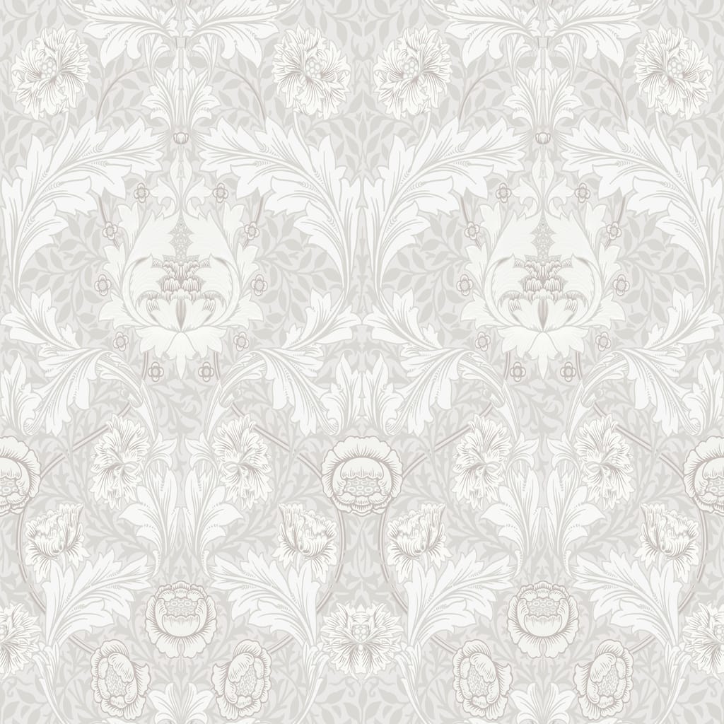 Myrtle Dove Floral Ogee Wallpaper