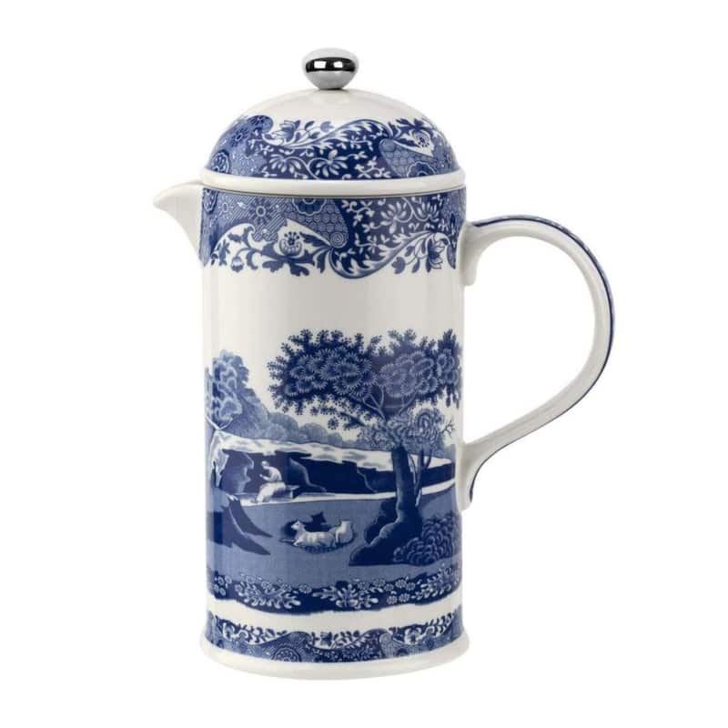 Spode Blue Italian Cafetiere French Press - 28 Ounce - 28 Ounce