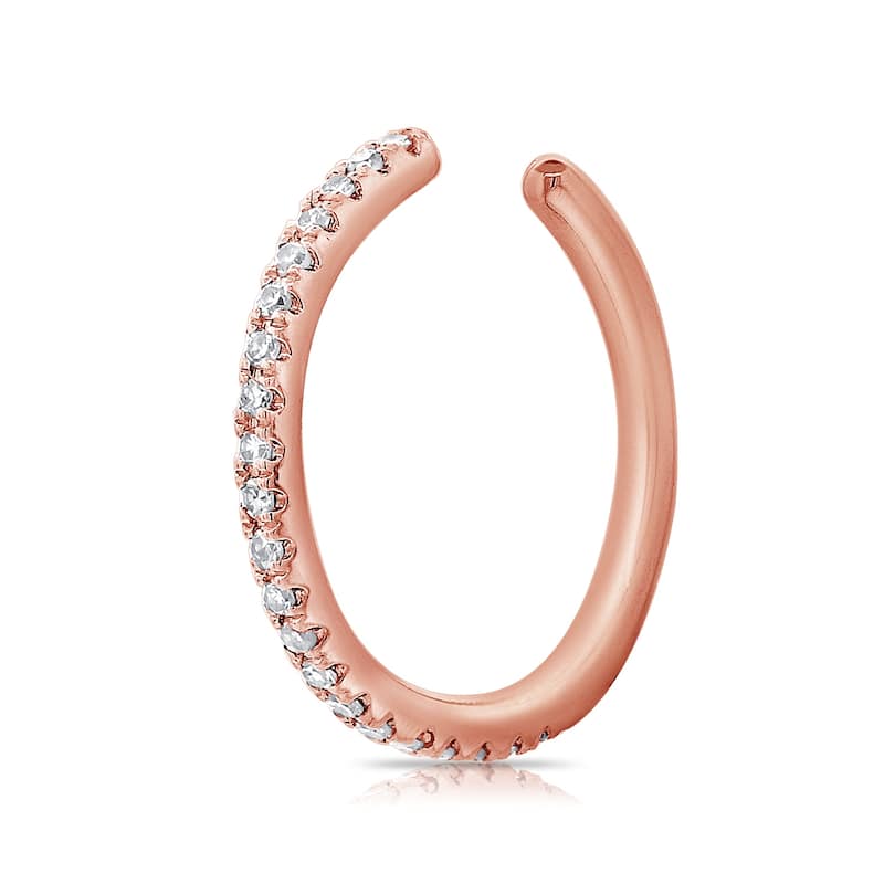 Joelle Collection Diamond Ear Cuff Earring 14K Gold - Half a Pair