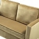 preview thumbnail 65 of 71, Clos 51'' Modern Upholstered Sofa with Golden Legs by HULALA HOME