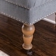 preview thumbnail 2 of 7, Copper Grove Pereiaslav 50-inch Tufted Blue Bench