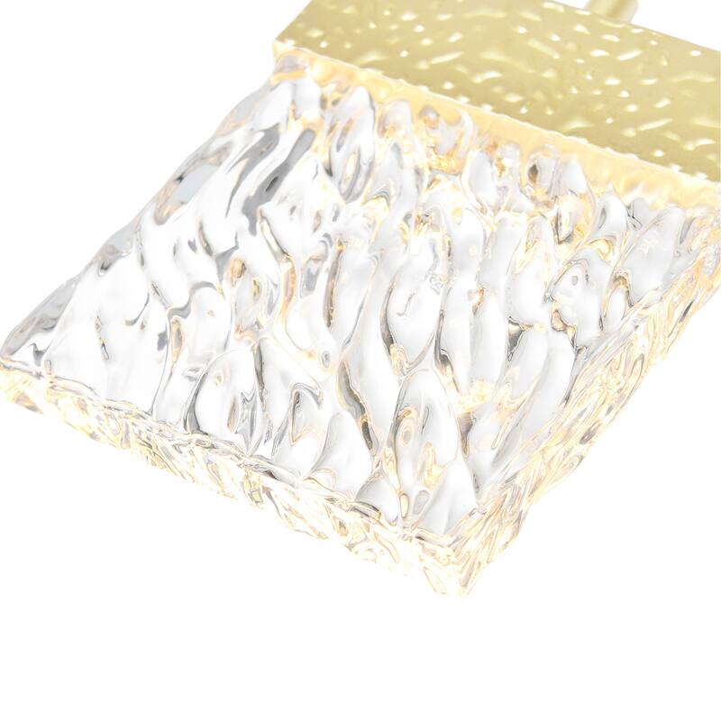 Carolina LED Chandelier With Gold Leaf Finish - Gold Leaf