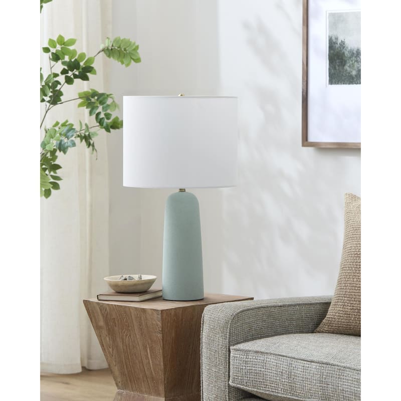 Livabliss Etalle Traditional Accent Table Lamp - Green