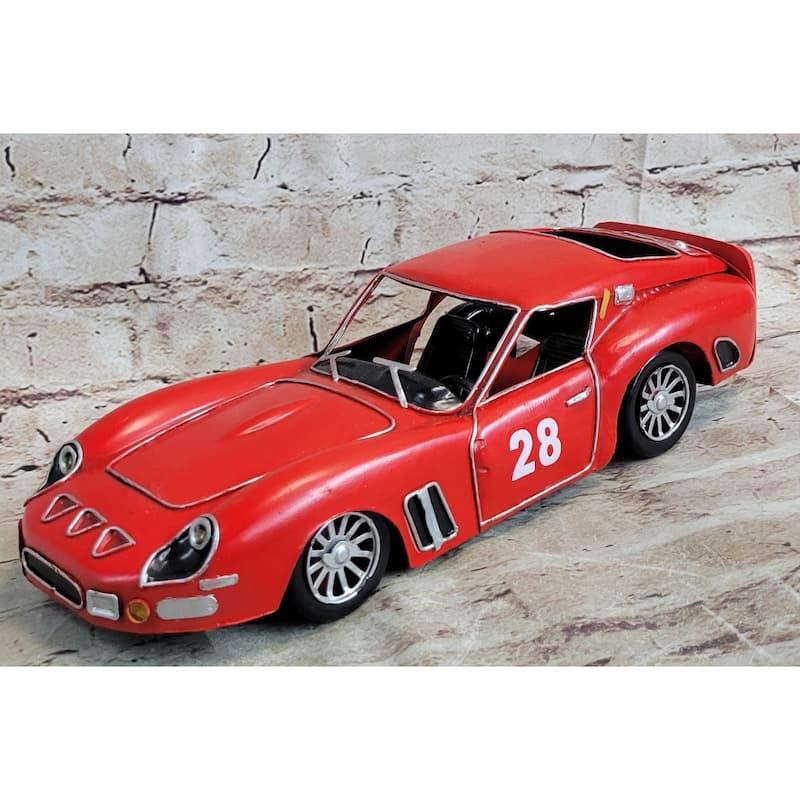 1962 Red Ferrari 250 Gto Coupe Hand Made Sculpture Figurine Figure Decor